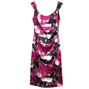 Maggie London Floral Print Sheath Dress